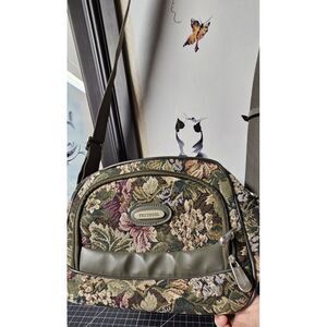 VTG Protocol English Garden Tote Bag 12" *9*6 "Tapestry Travel small carryon bag